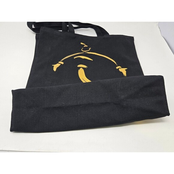 ALADDIN BROADWAY MUSICAL SOUVENIR TOTE BAG BLACK & GOLD 100% COTTON GENIE UNISEX - Picture 6 of 12